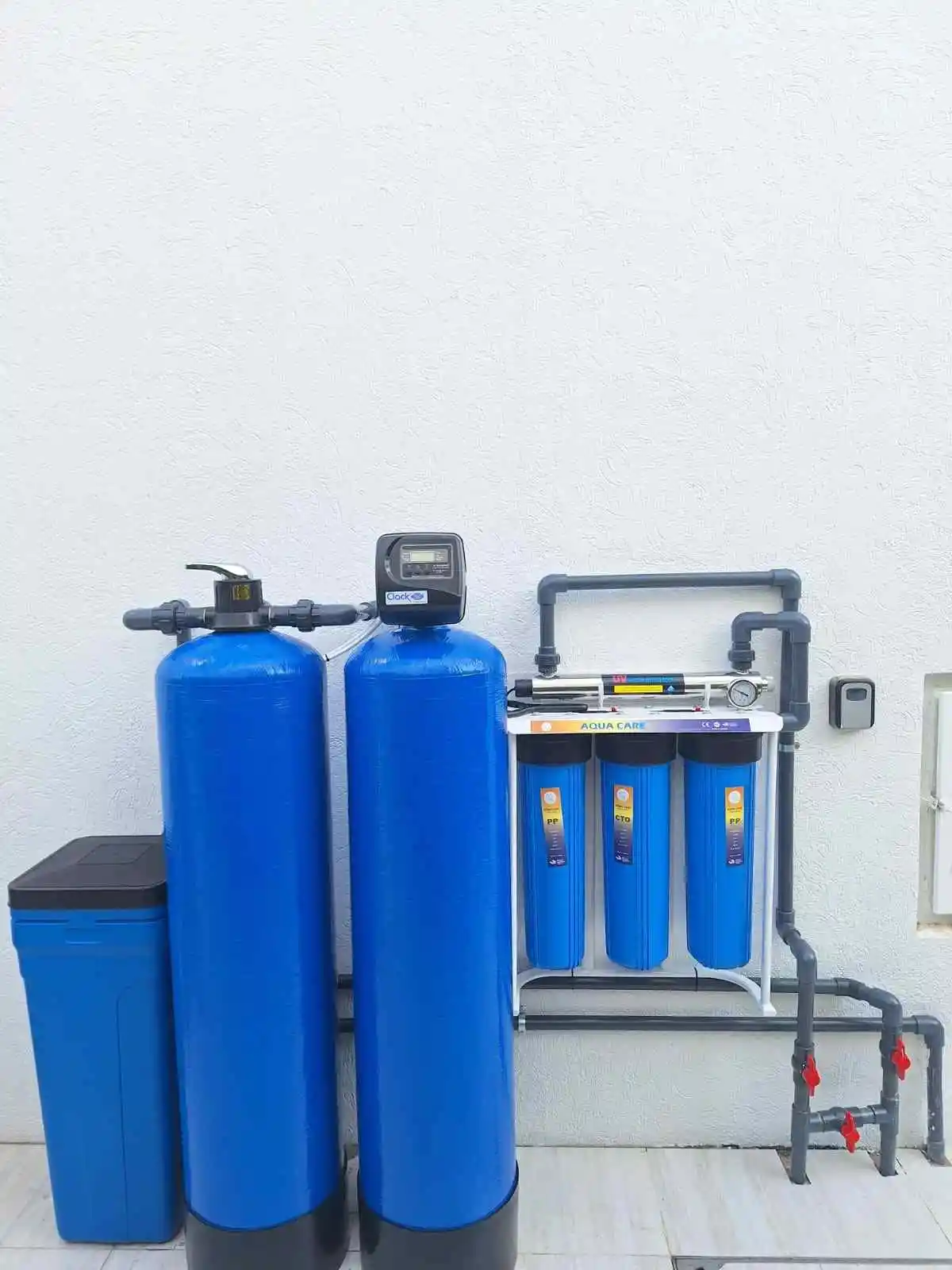water softener with multimedia