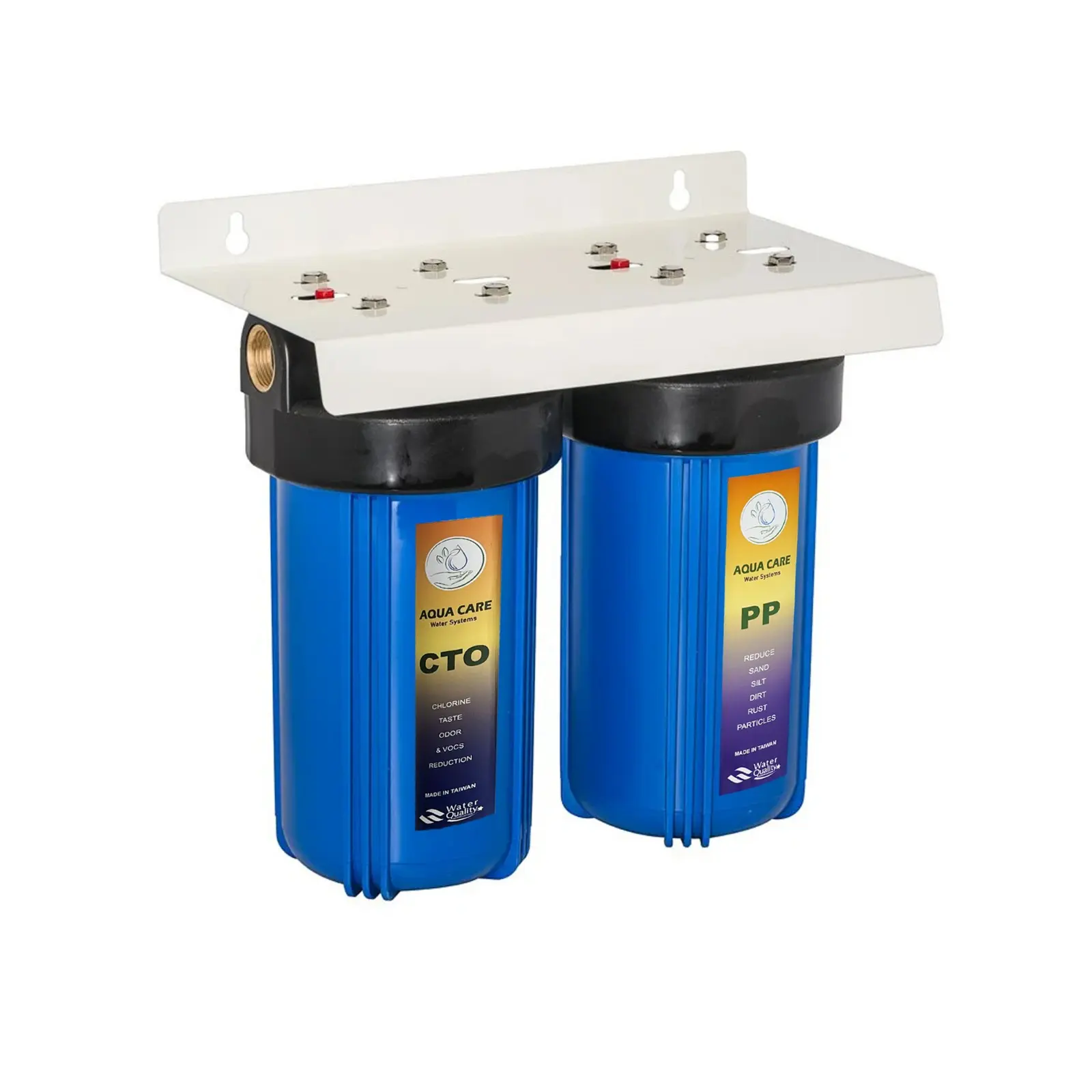 Big Blue Jumbo 10” Dual Water Filtration System