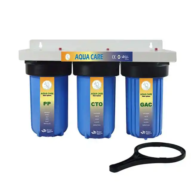 Big Blue Jumbo 10 Triple Stage Whole House Water Filtration System