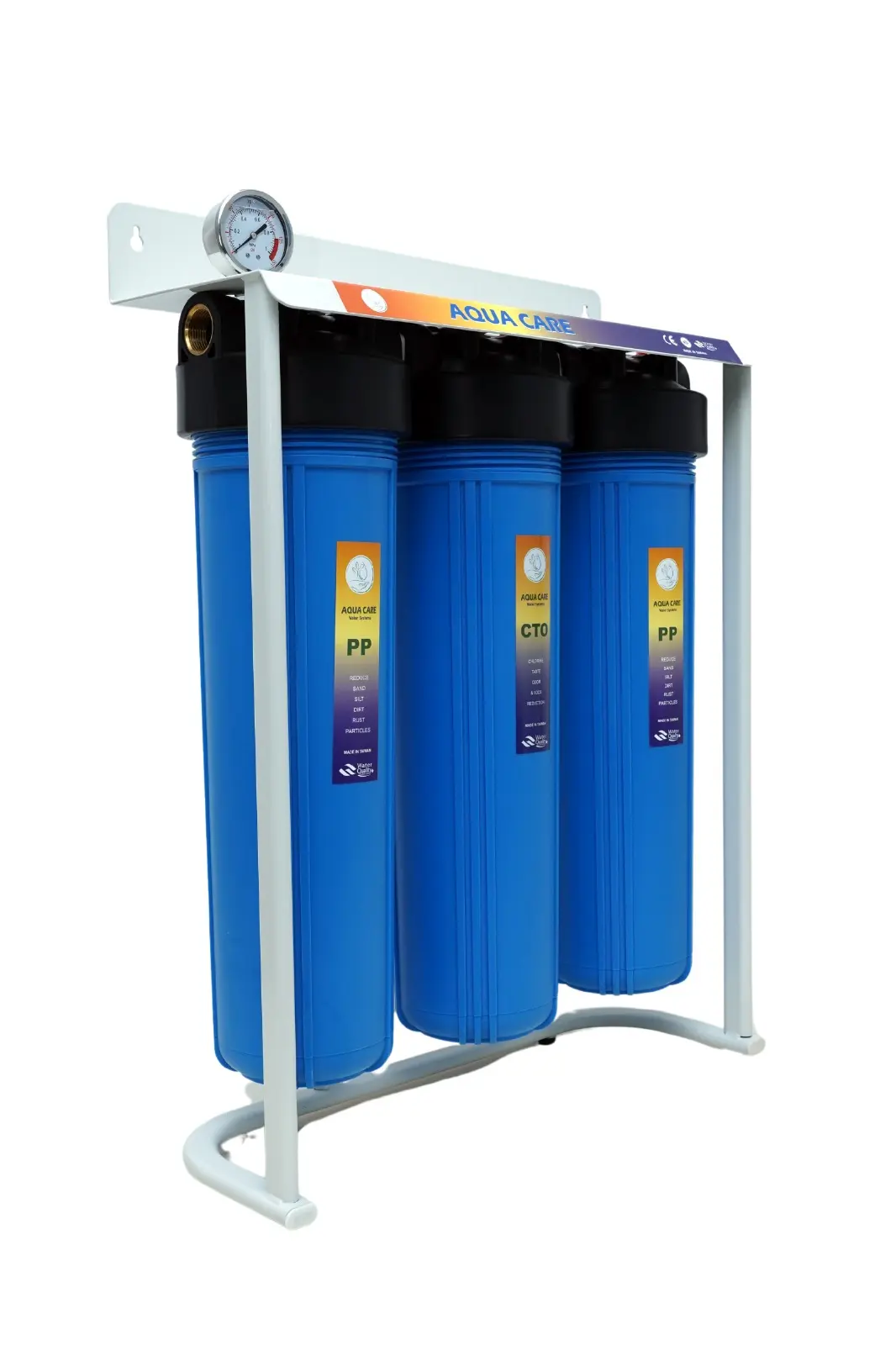 Big Blue Jumbo 20 Triple Stage Whole House Water Filtration System