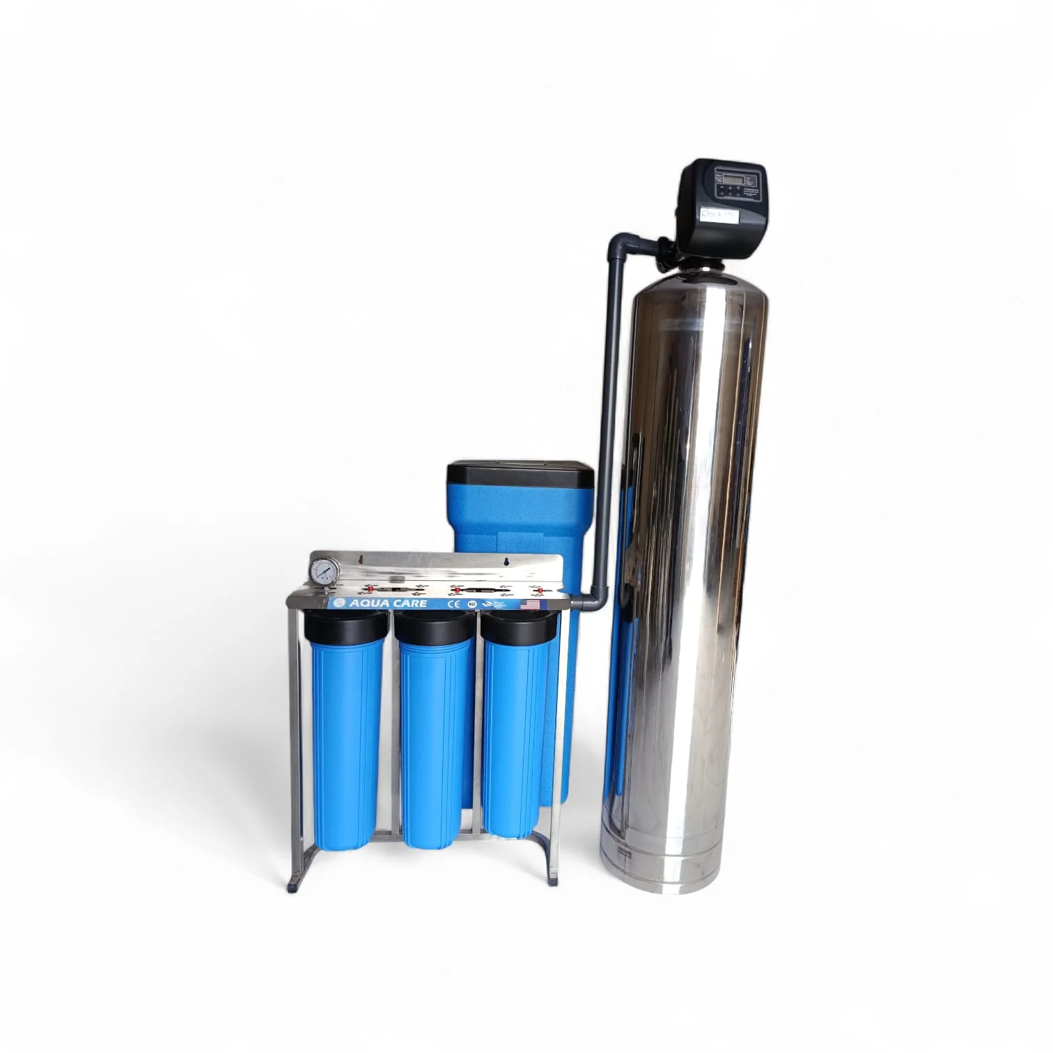 stainless steel water softener